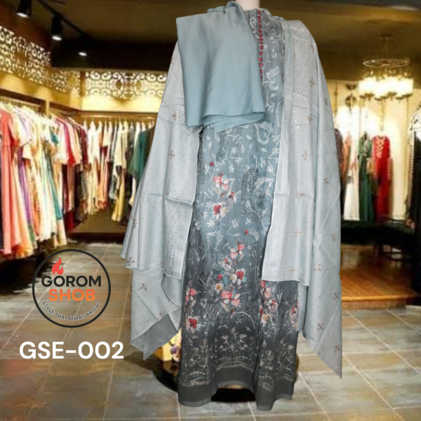 GSE-002 | চুমকি রানী থ্রি-পিস