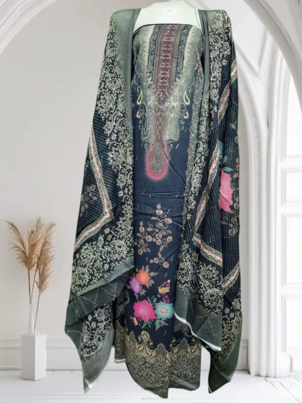 MANNAT থ্রি-পিস কালেকশন Shree Shalika Fashion - Image 2